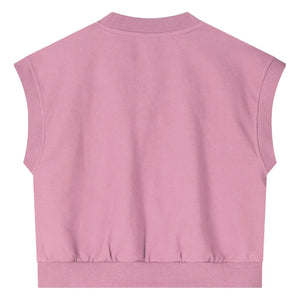 Gray Label - Spencer Organik Pamuklu Oversize Kolsuz Hırka | Pembe