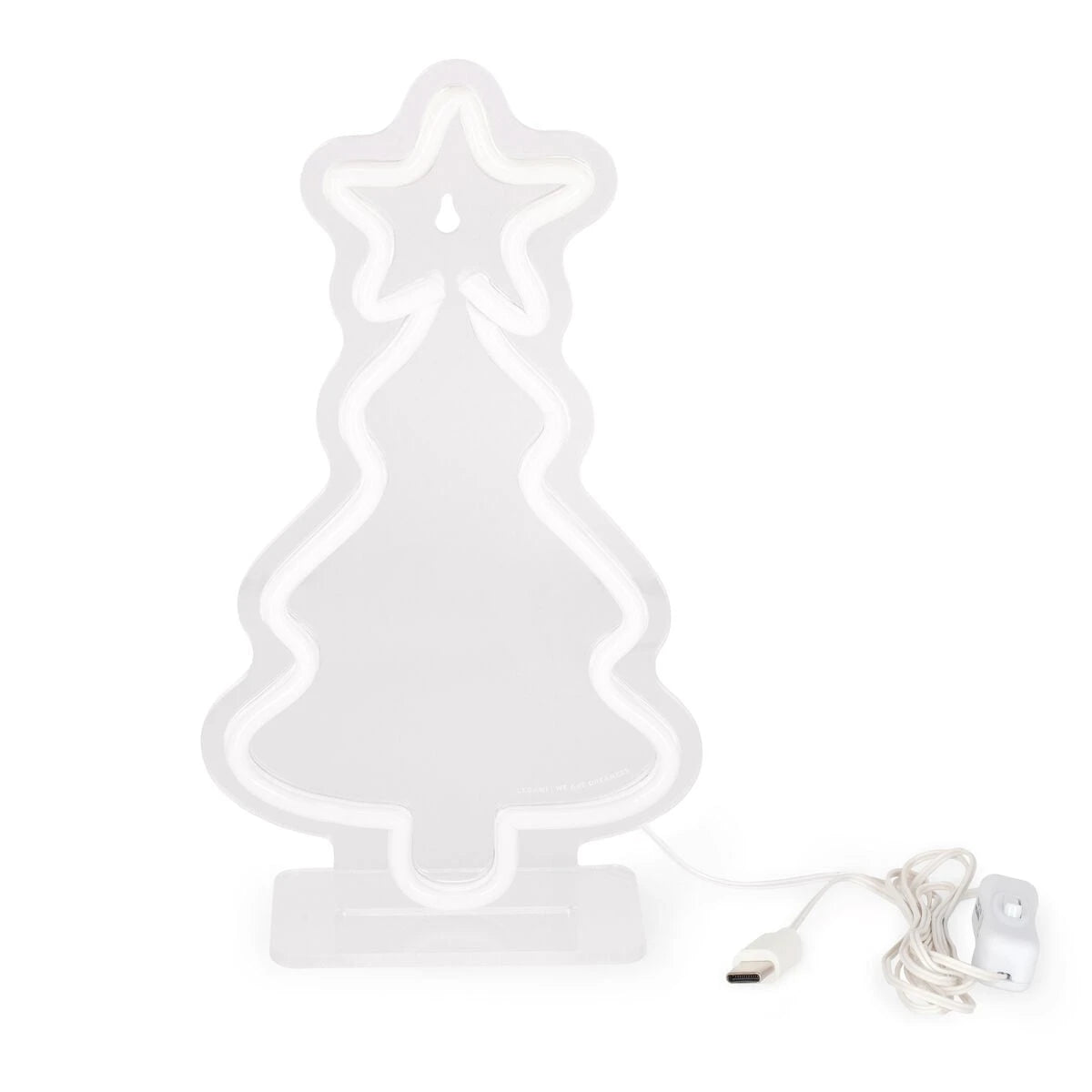 Legami - Lámpara LED de efecto neón - Árbol de Navidad - Es un signo