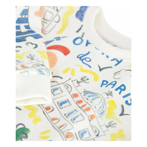 Petit Bateau - Sudadera Ópera | Blanco
