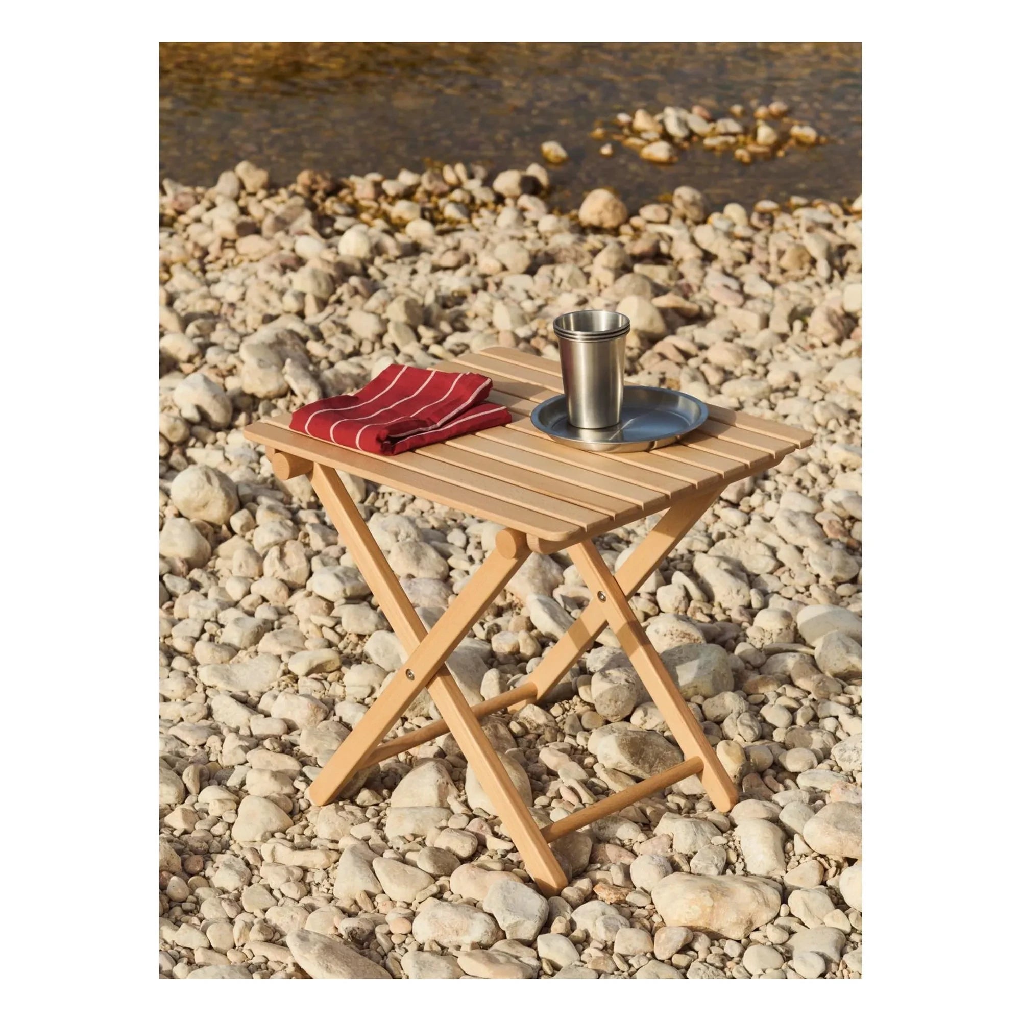 Hay - Outdoor Market vasos de acero, Jasper Morrison - Set de 2 | Acero