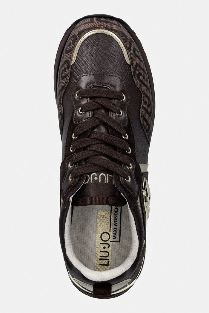 Liu Jo LIU JO MAXI WONDER 01 zapatillas deportivas de piel para mujer