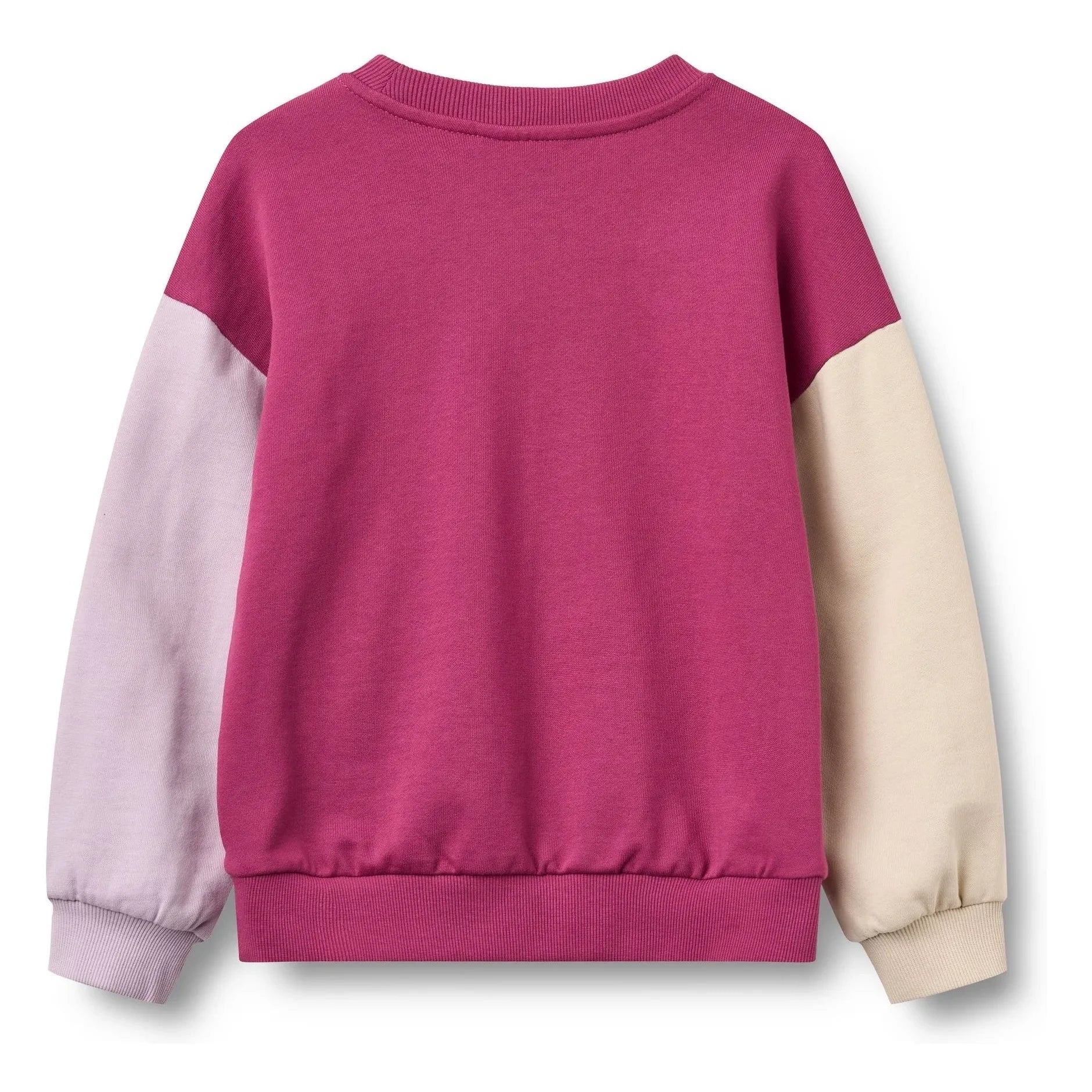 Wheat - Elliot Flower organik pamuklu sweatshirt | Magenta