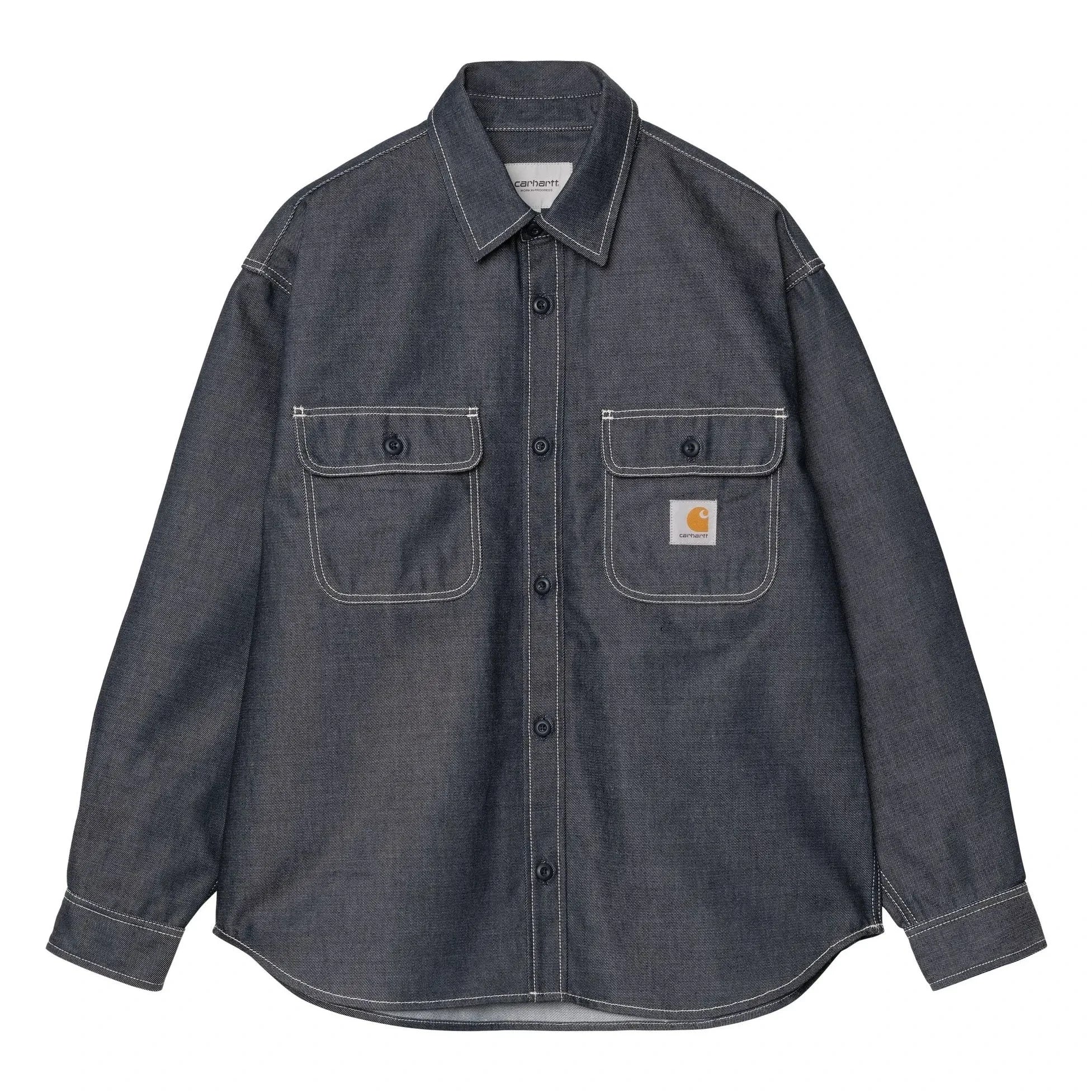 Carhartt WIP - Camisa Tigan | Tejido vaquero vintage azul