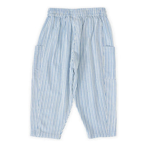 Goldie + Ace - Pantalones cargo a rayas | Azul