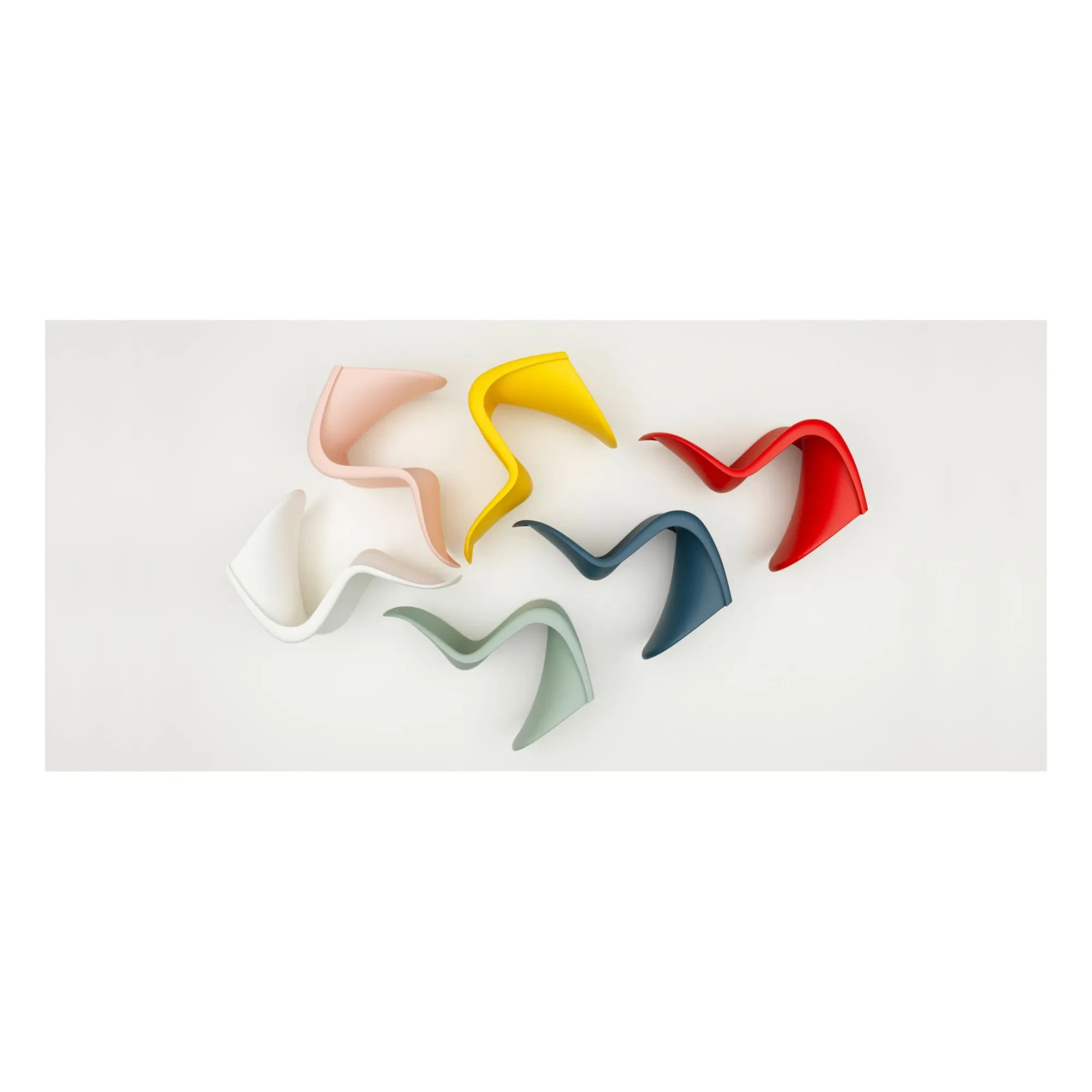Vitra - Silla Junior - Verner Panton | Rosa pálido