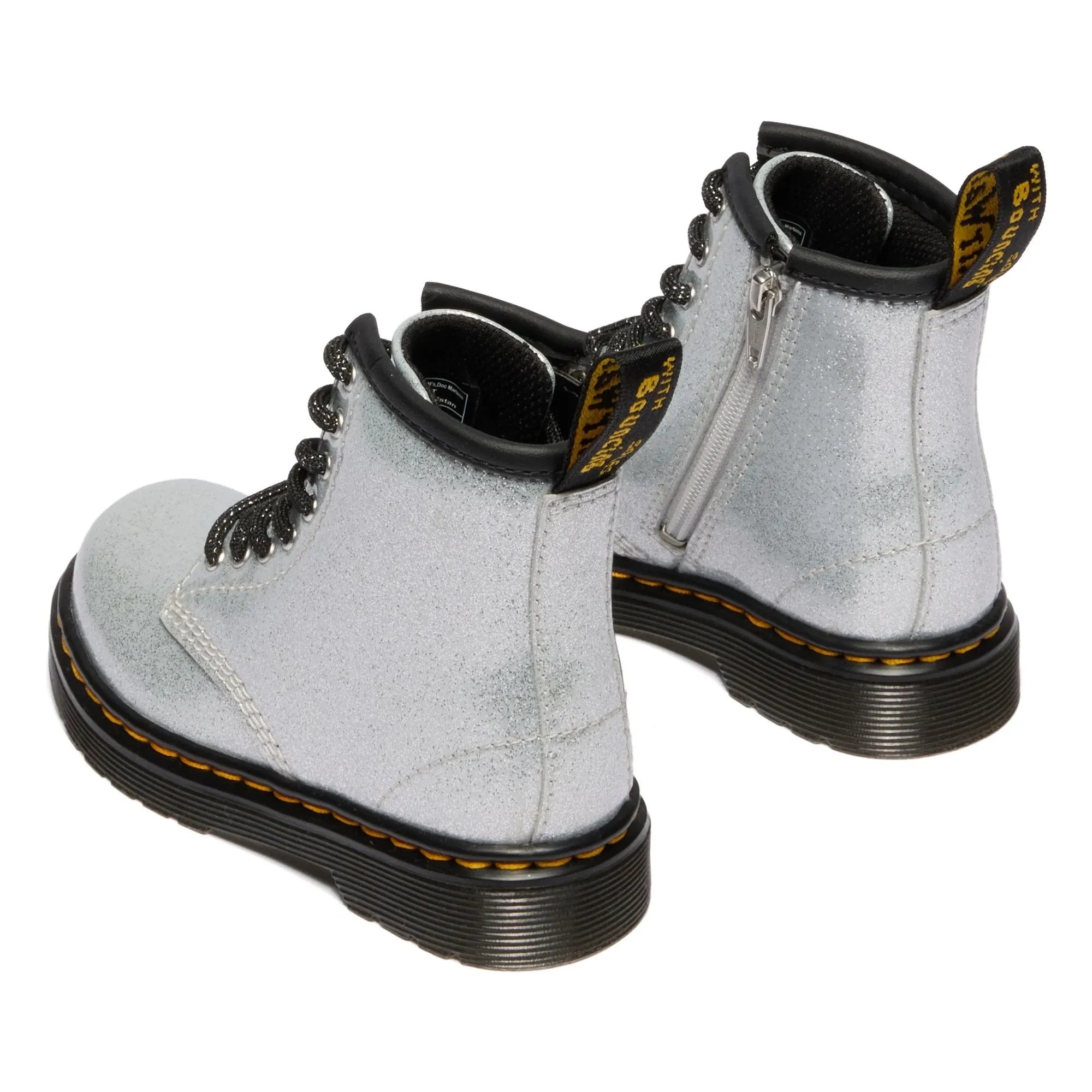 Dr Martens - Bota 1460 J Glitter | Plateado