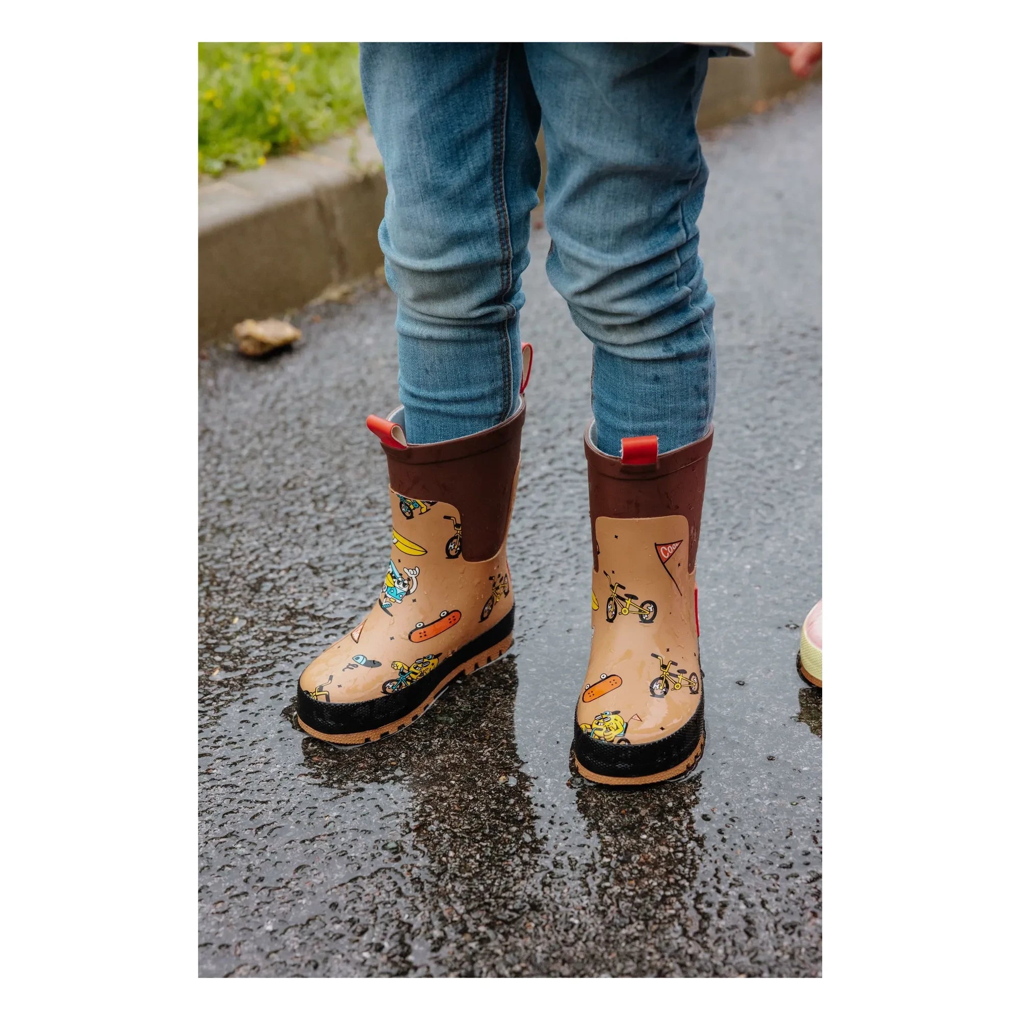 Hello Hossy - Botas de agua Mascots Ride | Marrón