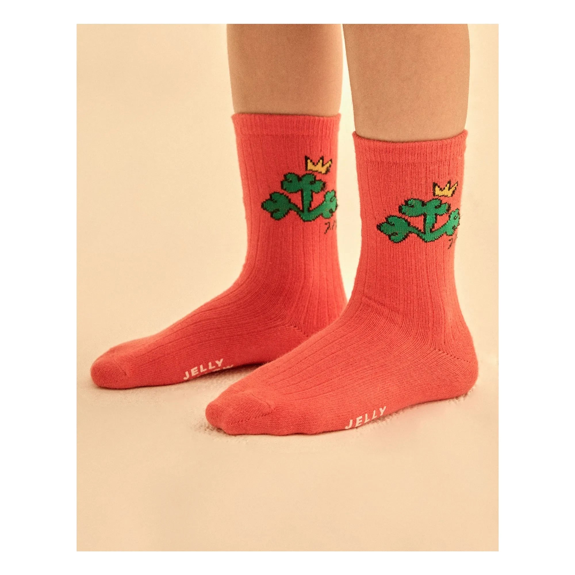 Jelly Mallow - Set de 2 pares de calcetines Brocoli | Rojo