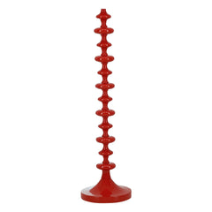 House of Capricorn - Base de lámpara de pie de madera de fresno | Rojo ladrillo