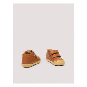 Petit Nord - Zapatillas Deportivas Diarias con Velcro | Coñac