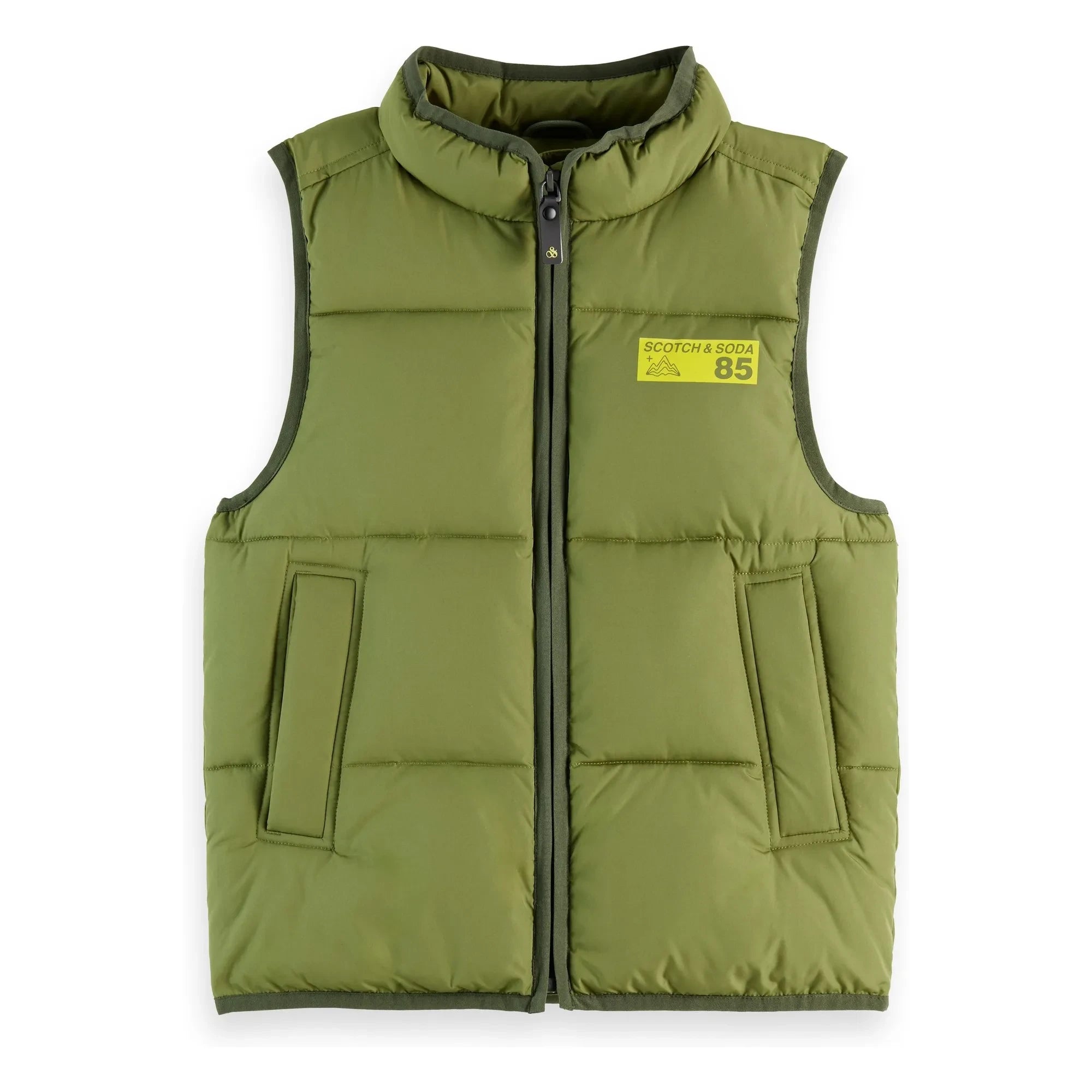 Scotch & Soda - Chaleco acolchado sin mangas | Verde
