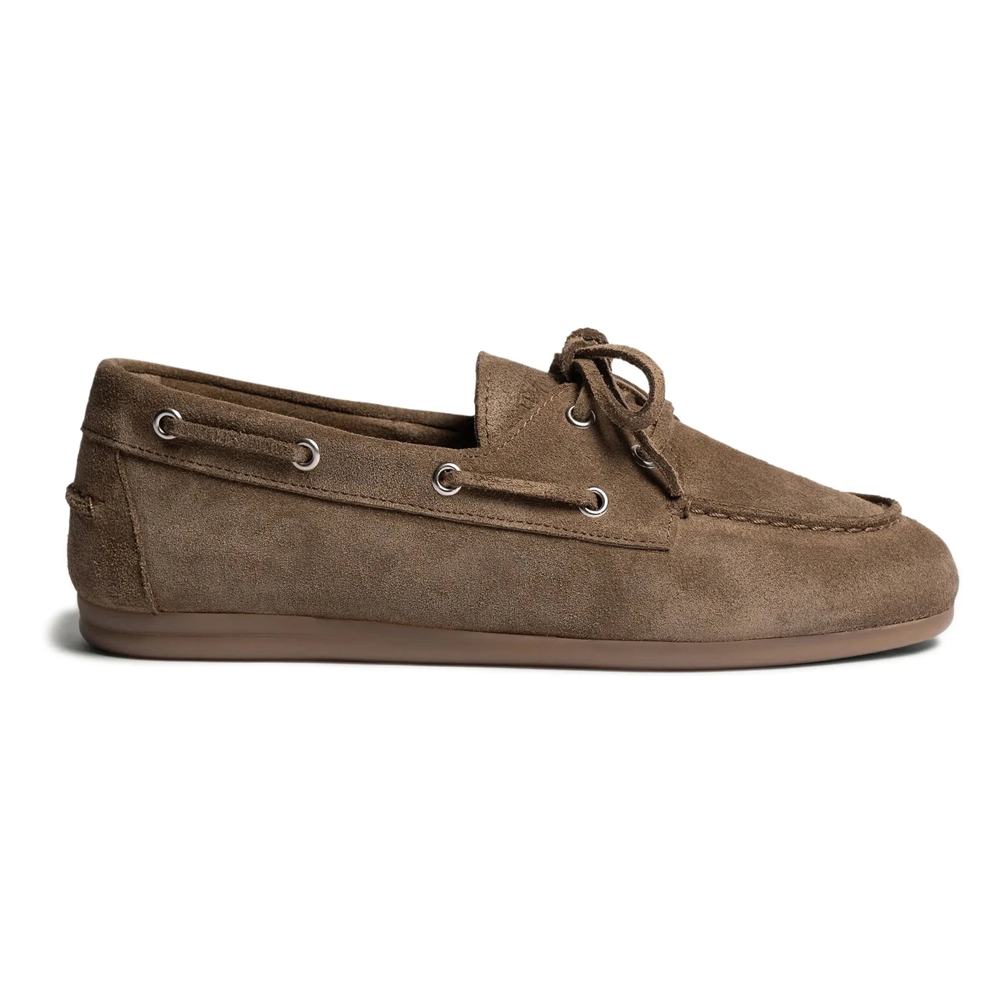 Posa - Zapatos náuticos de ante | Chocolate