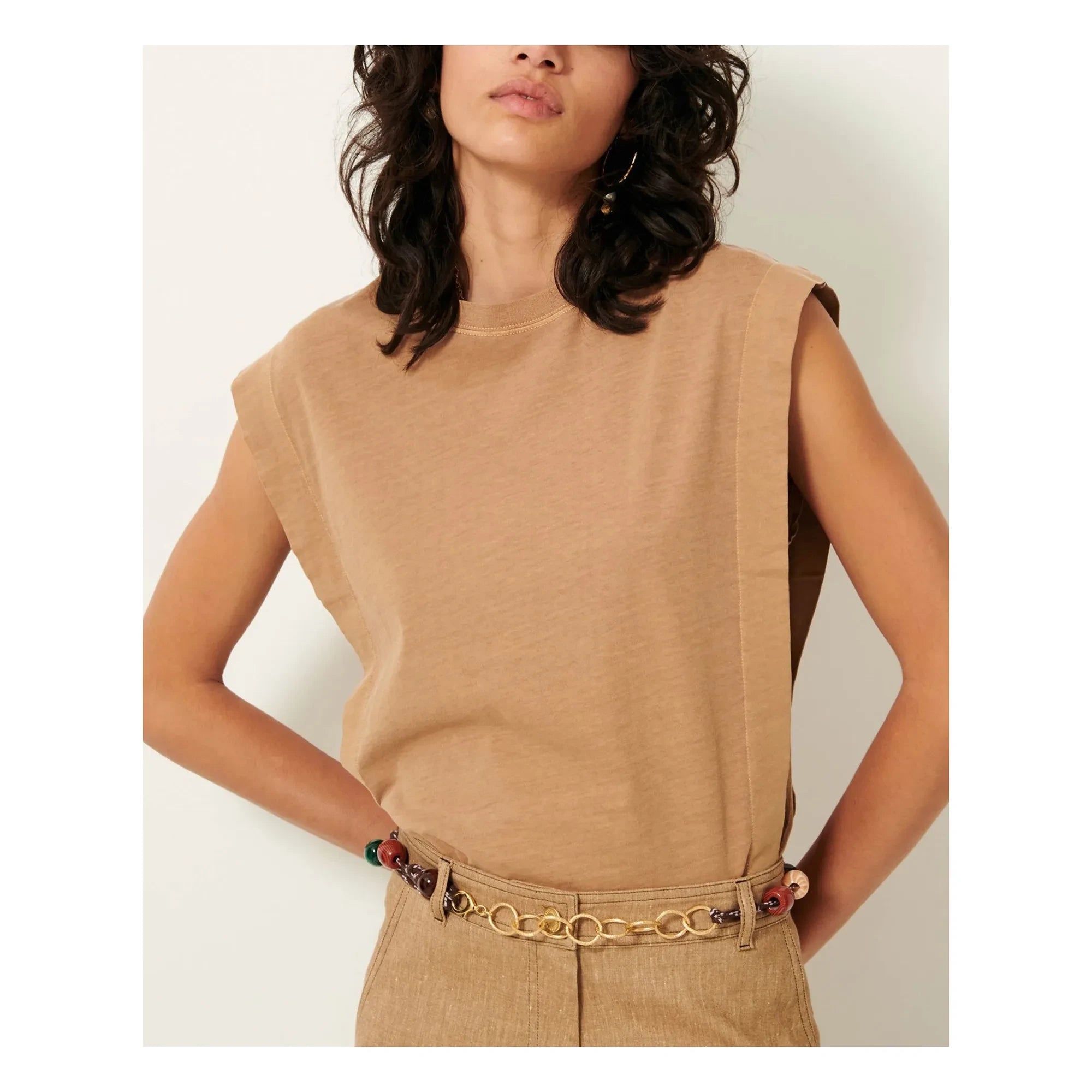 Sessùn - Camiseta Orlando | Camel