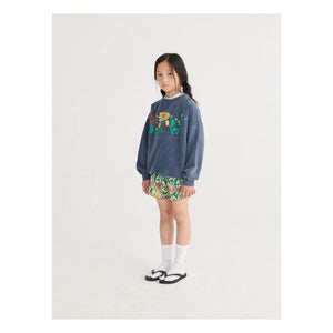 Bobo Choses - Sudadera de algodón orgánico Herbalist | Azul marino