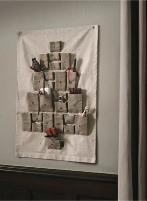Ferm Living - Calendario de Adviento de algodón orgánico