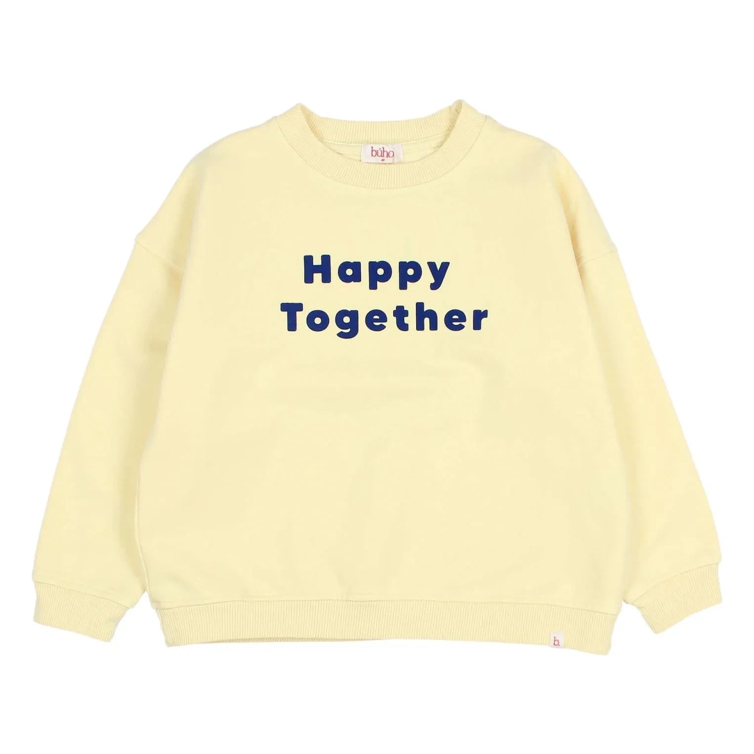 Búho - Sudadera de algodón orgánico Happy Together | Amarillo