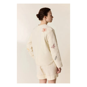 Leon & Harper - Chaqueta de algodón orgánico Viny | Blanca