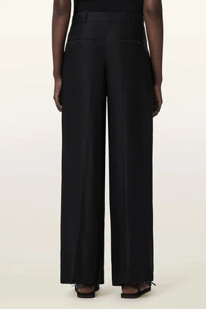 AllSaints pantalón de lino de pernera ancha para mujer CHARLEY