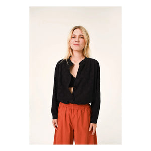 Sacrécoeur - Blusa Ella Carta | Negro
