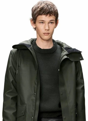 Rains - Parka Largo Nome W3T3 | Verde oscuro