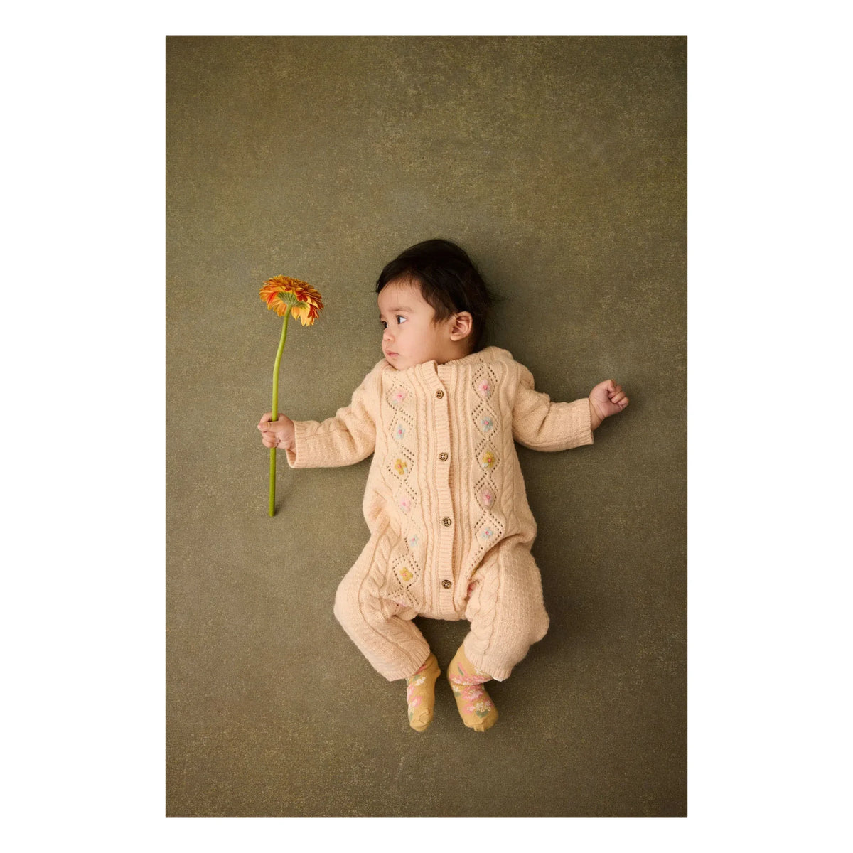 Louise Misha - Calcetines altos Chelie Fleurie | Honey