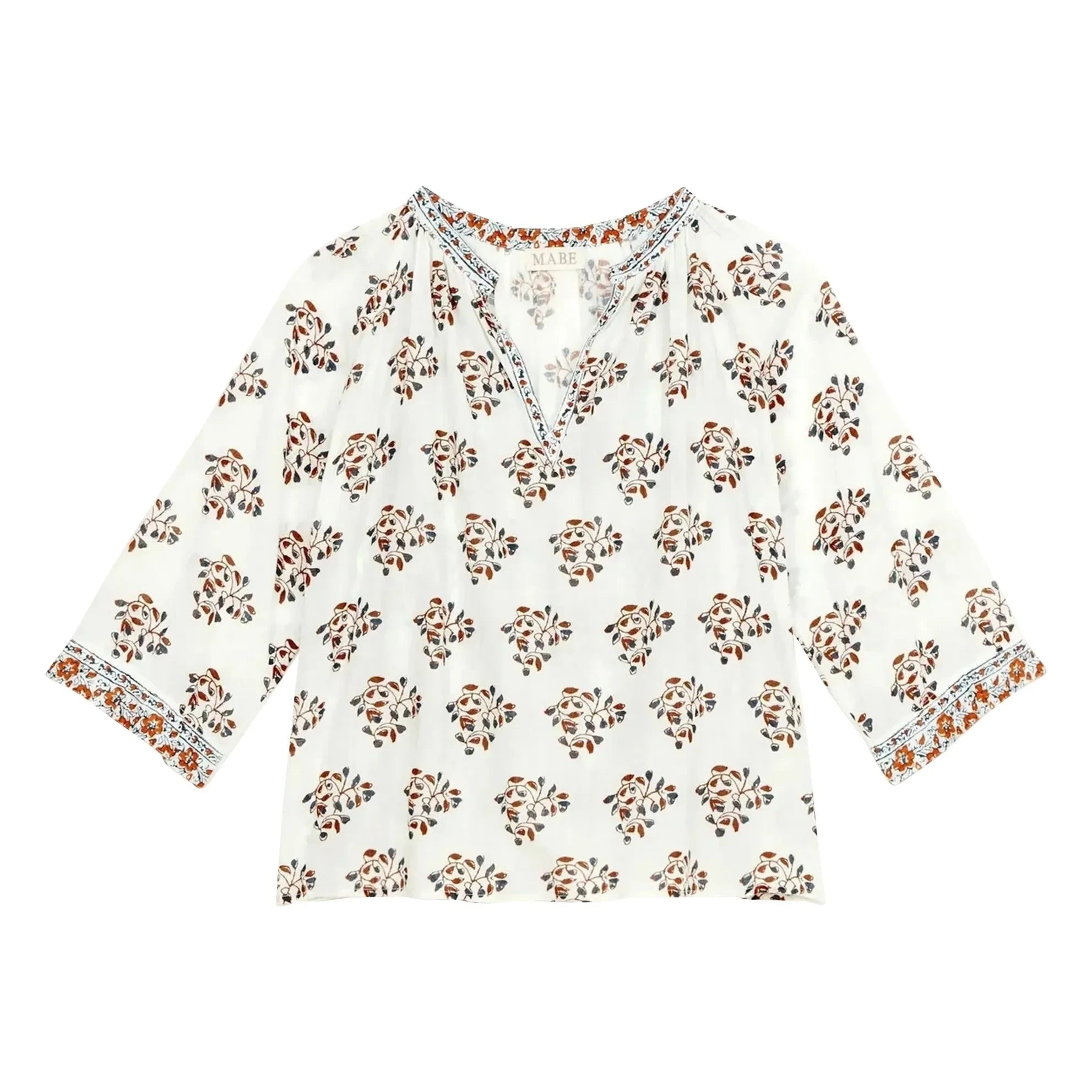 M.A.B.E. - Blusa Stella Cotton | Crudo