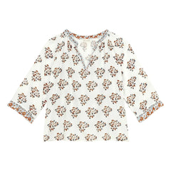 M.A.B.E. - Blusa Stella Cotton | Crudo