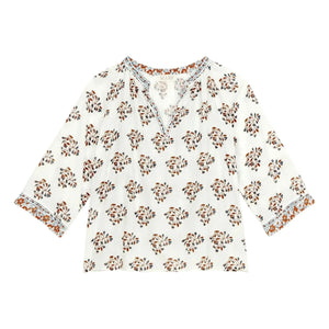 M.A.B.E. - Blusa Stella Cotton | Crudo