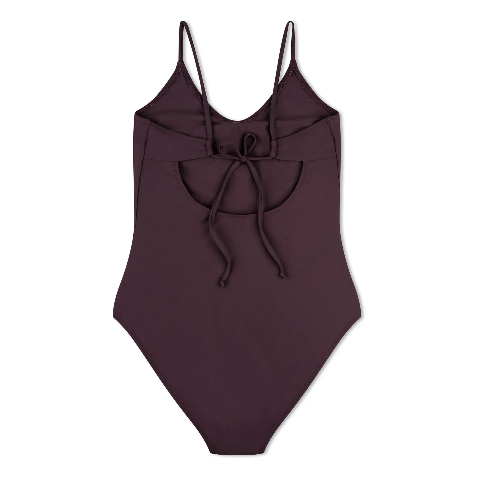 Matona - 1 pieza Jersey escote en V Fibras recicladas | Berenjena