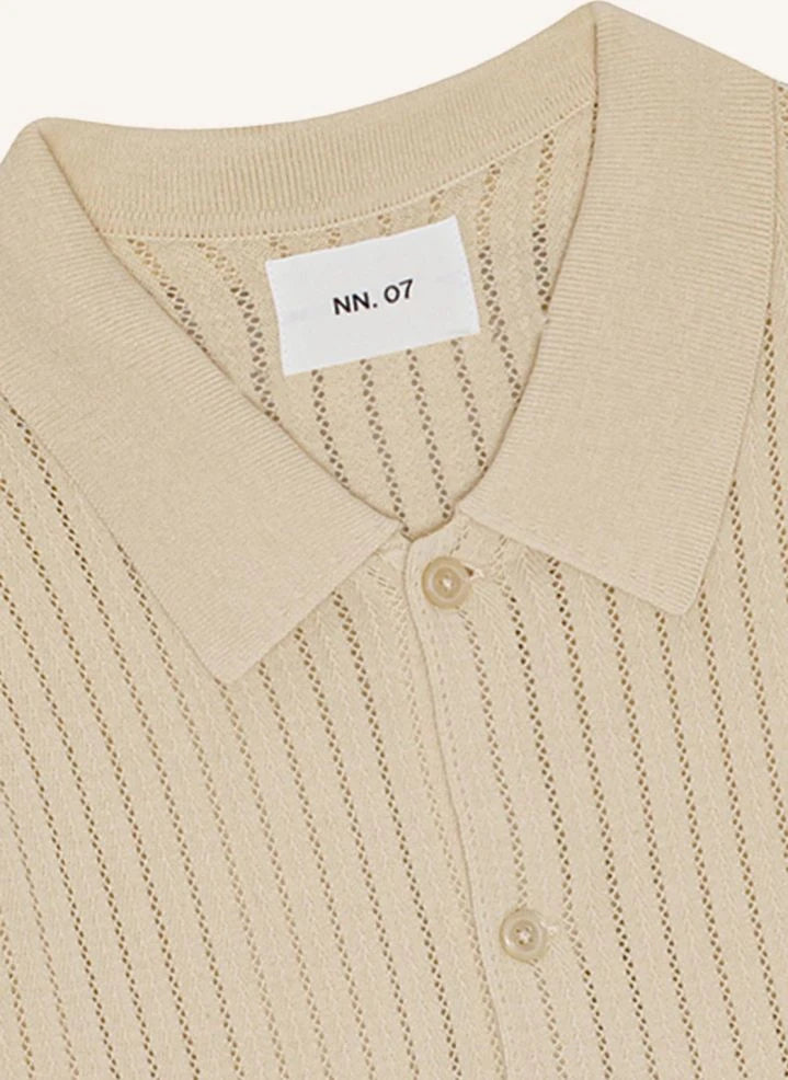 NN.07 - Camisa polo de manga larga Troels 6561 | Crudo
