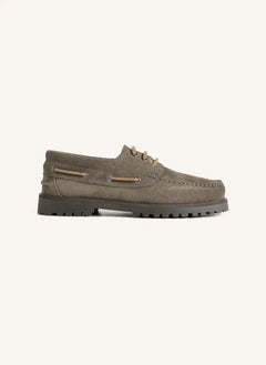 Garment Project - Ollie Zapato de Ante de Barco | Gris oscuro