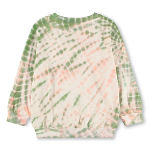 Molo - Sudadera de algodón orgánico teñido con nudos Marika | Rosa claro