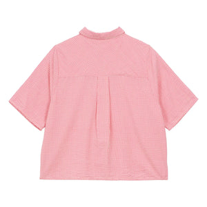 a.p - Camisa de rayas de algodón | Rosa
