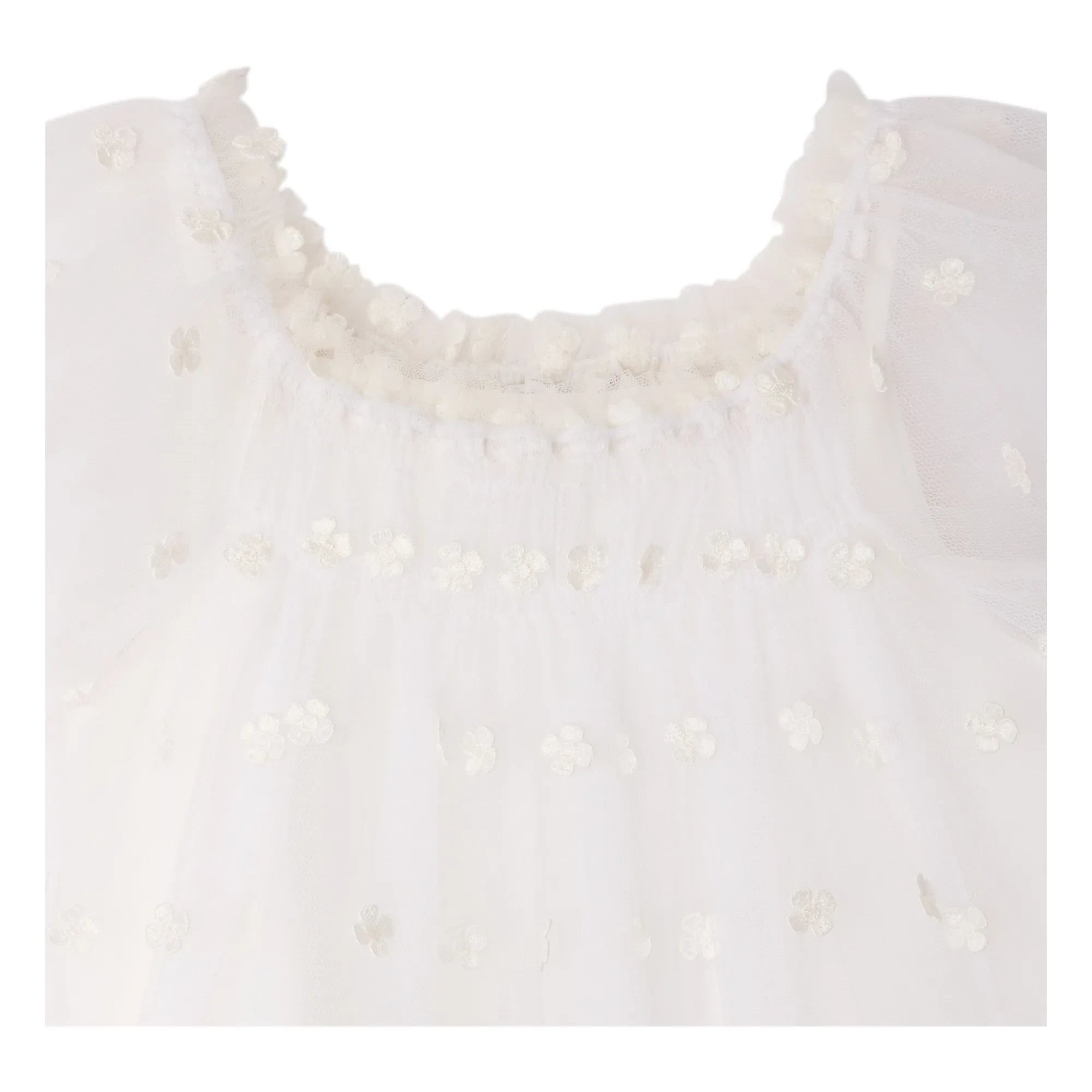 Bonpoint - Vestido de tul Lisabeth | Blanco