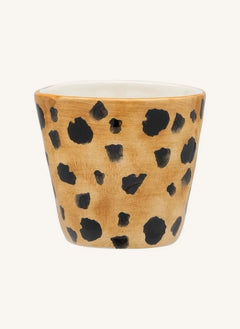Anna + Nina - Taza de espresso Leopardo | Marrón