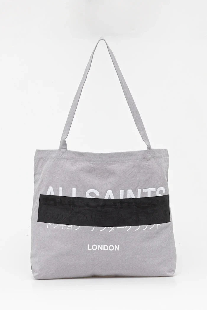 AllSaints REDACT Bolsa de algodón 37 x 37 x 12 cm