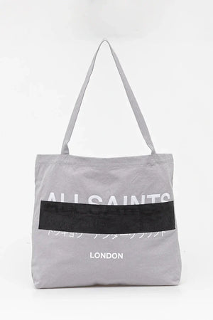 AllSaints REDACT Bolsa de algodón 37 x 37 x 12 cm