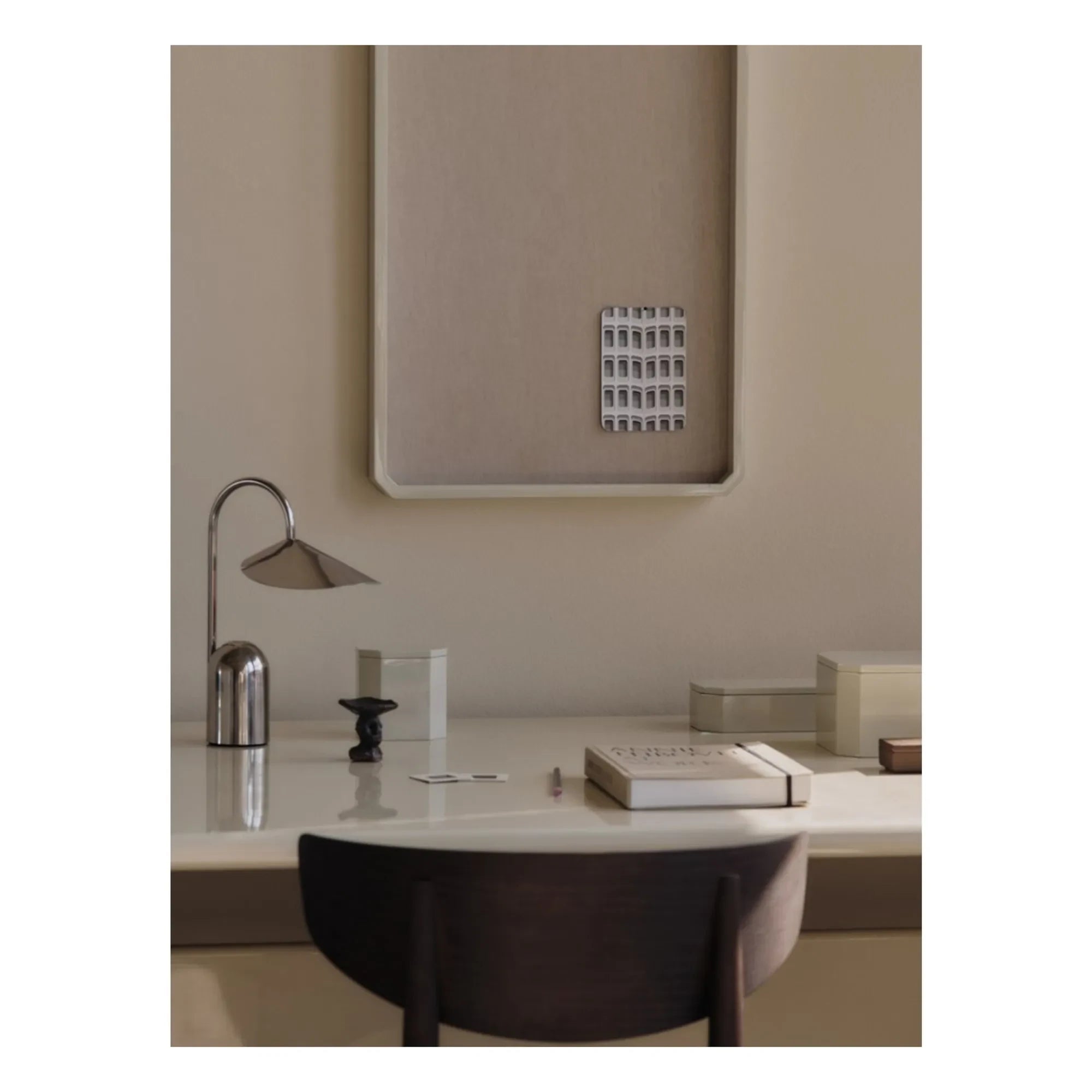 Ferm Living - Caja de bambú Nova FSC | Crema