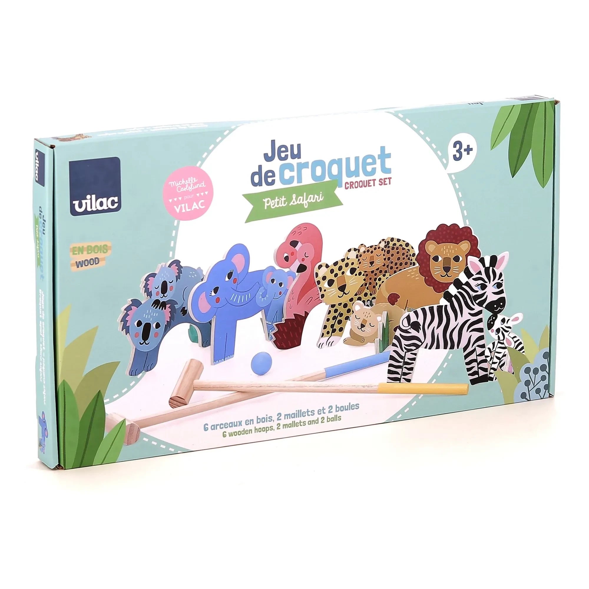Vilac - Croquet de madera Little Safari