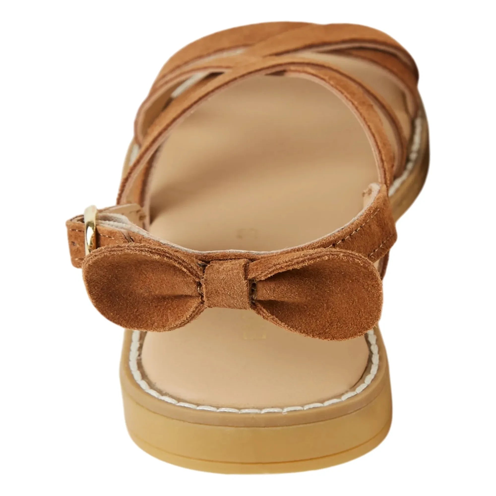 Emile et Ida - Sandalias de cuero con tiras cruzadas | Camel