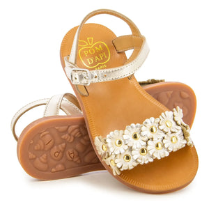 Sandalias Pom d'Api - Plagette Multi Flo | Doradas