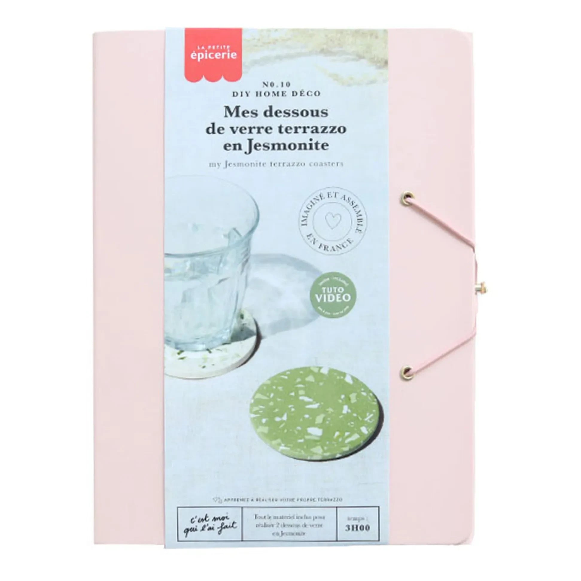 La Petite Épicerie - Mis posavasos de Jesmonite DIY | Verde
