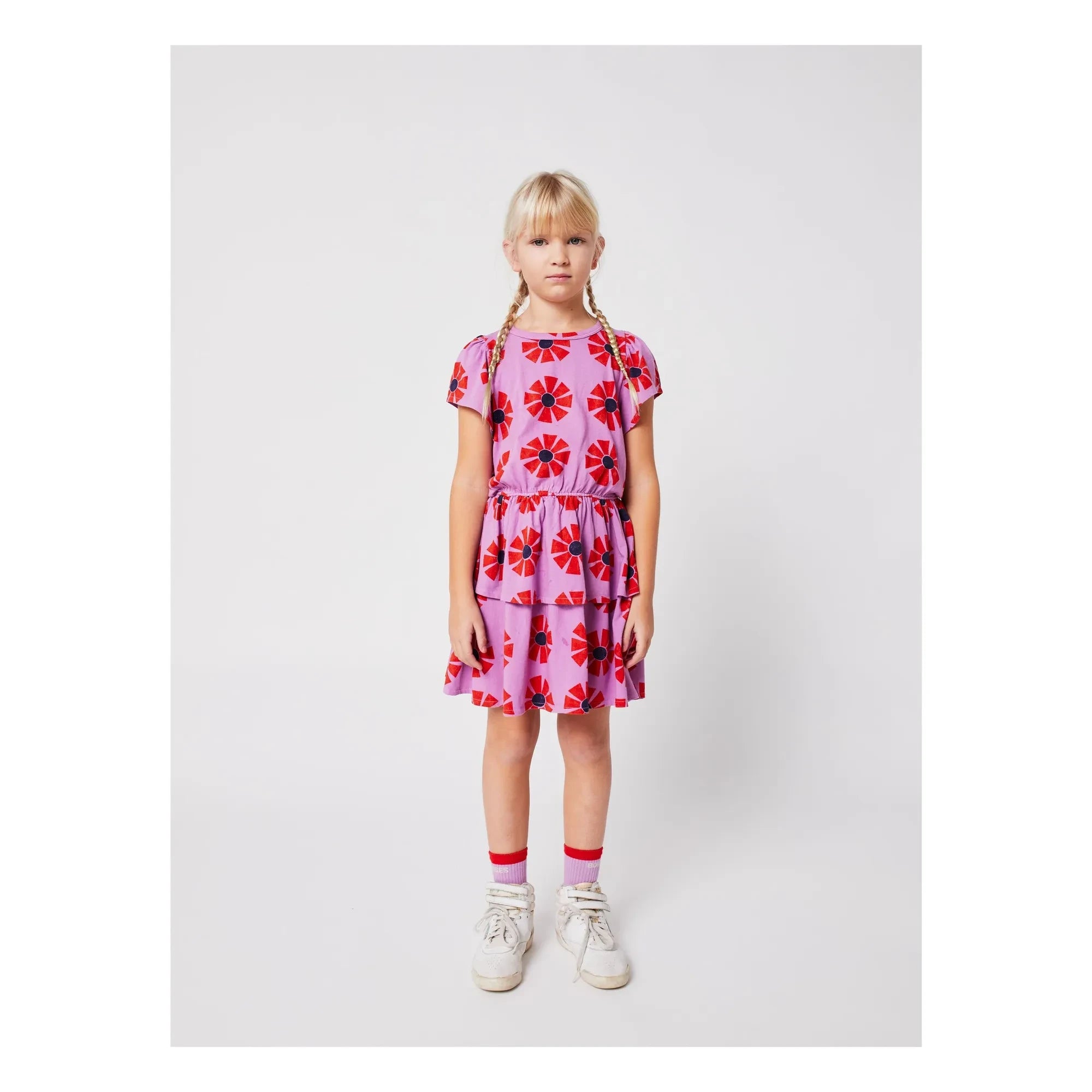 Bobo Choses - Vestido de algodón orgánico Kaleidoscope | Lila