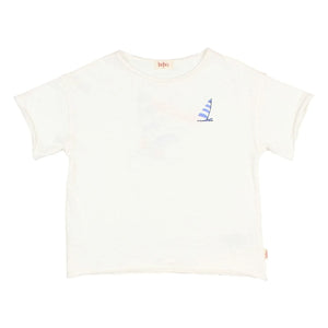 Búho - Camiseta de algodón orgánico Waikiki | Blanco