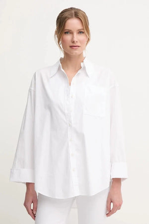 Camisa de algodón Barbour Angela