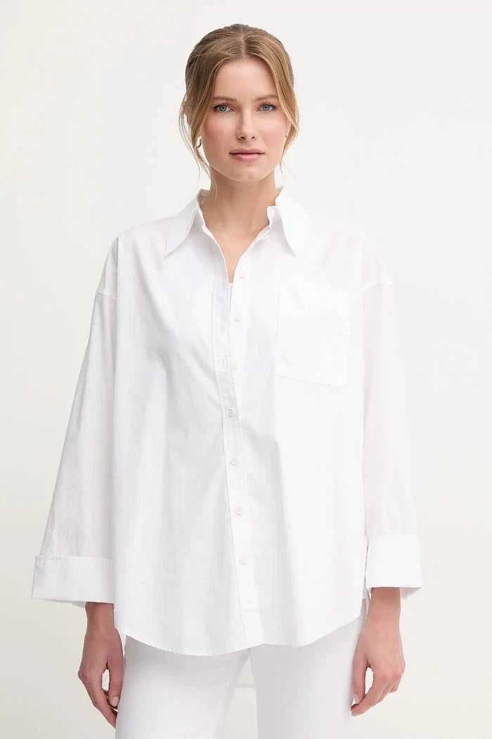 Camisa de algodón Barbour Angela