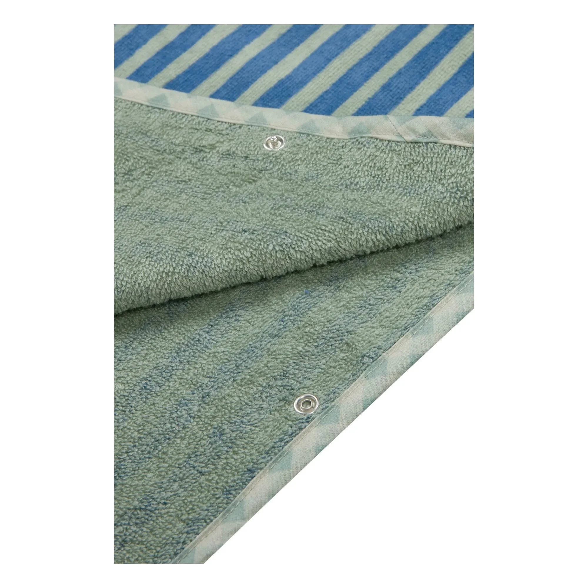 Jera Mini - Poncho Albornoz a Rayas | Agua Verde