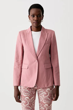 Chaqueta ORCHE de lino con mezcla de Weekend Max Mara para mujer con un botón