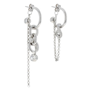 Justine Clenquet - Pendientes Abel | Plata