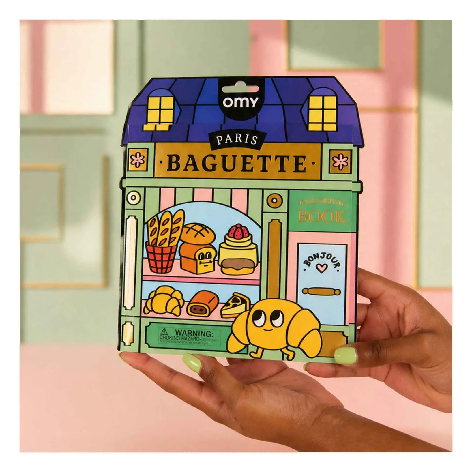 Omy - Libro para colorear Boutique - Baguette francesa